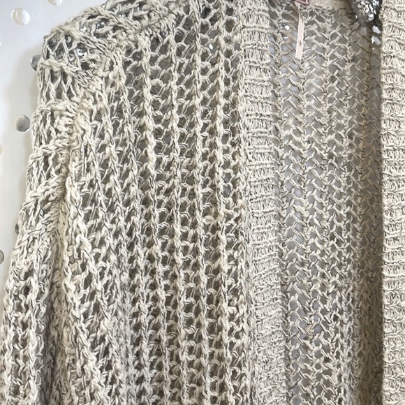 FREE PEOPLE | Cardigan Silver Colored Cardigan - Picture 5 of 10